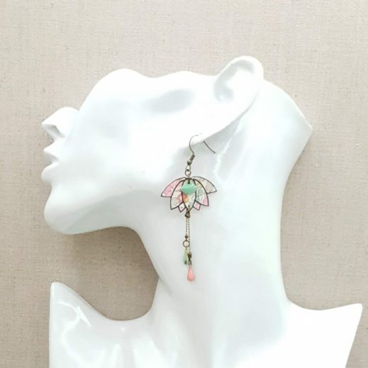 20210426_102626 Boucles d'oreilles lotus liberty betsy sweet pink
