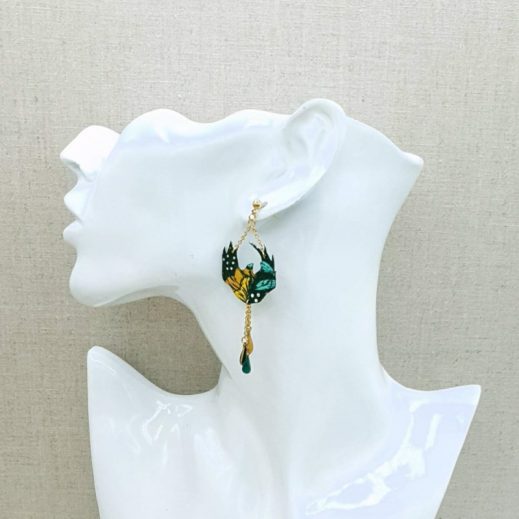 boucles d'oreilles phoenix en coton boucles d'oreilles phoenix en coton