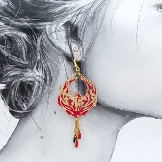 boucles phoenix liberty capel rubis boucles phoenix liberty capel rubis