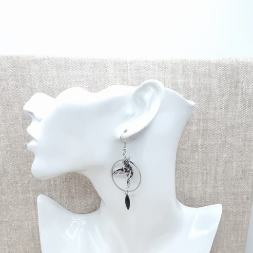 boucles d'oreilles colibri et lotus liberty Adelajda Wish boucles d'oreilles colibri et lotus liberty Adelajda Wish