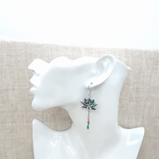 boucles d'oreilles fée et lotus liberty Adelajda Wish boucles d'oreilles fée et lotus liberty Adelajda Wish
