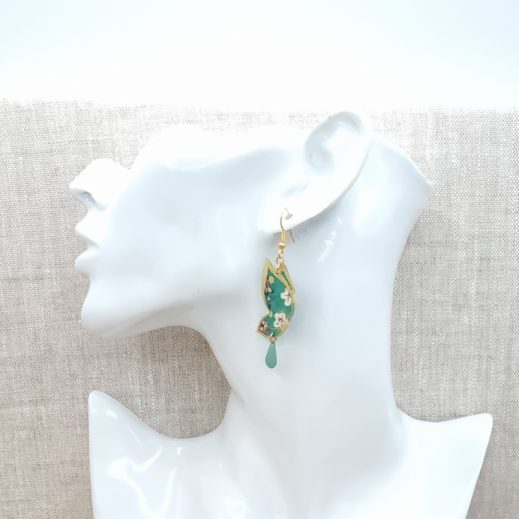 Boucles d'oreilles Soleil et Papillon liberty Donna leigh jade Boucles d'oreilles Soleil et Papillon liberty Donna leigh jade