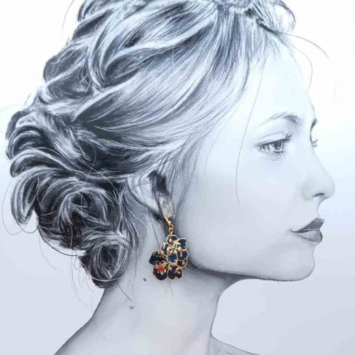 boucles d'oreilles dépareillées fleurs de cerisier Sakura en liberty donna leigh midnight boucles d'oreilles dépareillées fleurs de cerisier Sakura en liberty donna leigh midnight