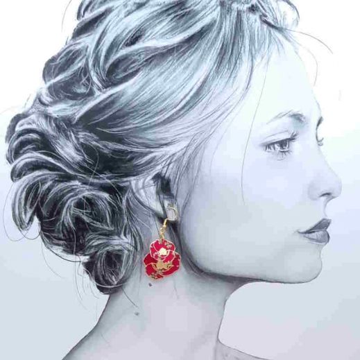 boucles d'oreilles colibri et duo de coquelicots en liberty Capel rubis boucles d'oreilles colibri et duo de coquelicots en liberty Capel rubis