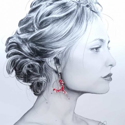 boucles d'oreilles dragons liberty Mitsi valéria rubis boucles d'oreilles dragons liberty Mitsi valéria rubis