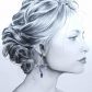 boucles d'oreilles tortue en liberty Strawberry theif denim