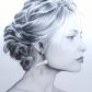 boucles d'oreilles double-croches et micro en liberty IANTHE