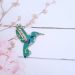 Broche colibri en liberty Donna leigh jade