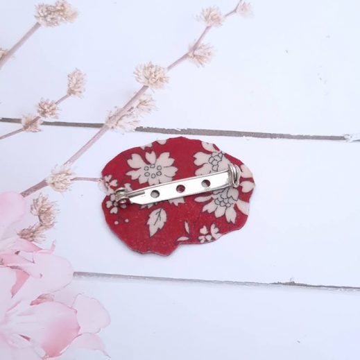 broche coquelicot capel rouge 4 Broche coquelicot en liberty Capel rouge