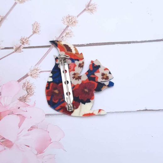 broche écureuil thorpe rouille 4 Broche écureuil en liberty Thorpe rouille