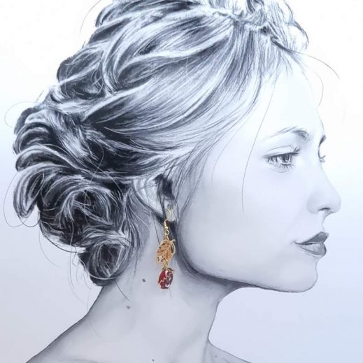 Boucles d'oreilles écureuil et noisette en liberty Margareth Annie écureuil Boucles d'oreilles écureuil et noisette en liberty Margareth Annie écureuil