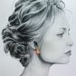 Boucles d'oreilles Mini carpe Koï et ginkgo en liberty Summer Blooms coquelicot