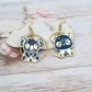 Boucles d'oreilles Panda et Koala Kawaï en TISSU Betsy colvert