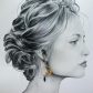 Boucles d'oreilles chats en tissus japonese butterfly blue