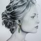 Boucles d'oreilles oiseau et plume en liberty Strawberry thief vert