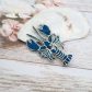 Broche Homard en TISSU Liberty Maïa bleu