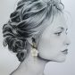 Boucles d'oreilles petites créoles fleurs de cerisier en TISSU liberty IANTHE