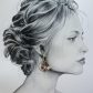 Boucles d'oreilles papillon et magnolia en liberty Thorpe rouille