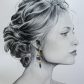 Boucles d'oreilles oiseau et plume en TISSU liberty Poppy and Daisy canard