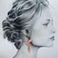 Boucles d'oreilles grand colibri et Fuchsia en Tissu liberty Phoebe Fuchsia
