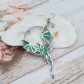 Boucle d'oreille à l'UNITE Dragon en liberty Donna leigh jade