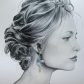 boucles d'oreilles colibri et plume en liberty Lilly Jane bleu