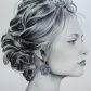 Boucles d'oreilles papillon et pensée en TISSU liberty pepper blues