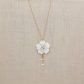 Collier Fleur de cerisier en liberty Ianthe