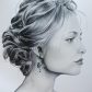 Boucles d'oreilles grandes créoles fleur de tiare et colibri en TISSU Strawberry thief denim