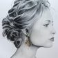 Boucles d'oreilles papillons en liberty Capel Navy