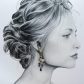 Boucles d'oreilles papillons en liberty Capel Navy