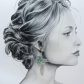 boucles d'oreilles grand colibri et plumes en liberty donna leigh jade