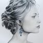 Boucles d'oreilles papillons dépareillés en TISSU japonais