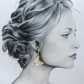 Boucles d'oreilles papillon et orchidée en liberty Ianthe