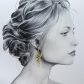 Boucles d'oreilles colibri en liberty David Joe vert