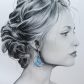 Boucles d'oreilles Lotus et Buddha en liberty Margaret Annie fluo tahiti