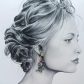 Boucles d'oreilles papillons et fleur d'hortensia en tissu purley meadow marine