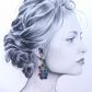 Boucles d'oreilles grand colibri et fleurs de cerisier sakura en liberty Héritage Garden Automn