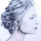 Boucles d'oreilles oiseau colibri et plume en liberty Dreams of summer multicolor