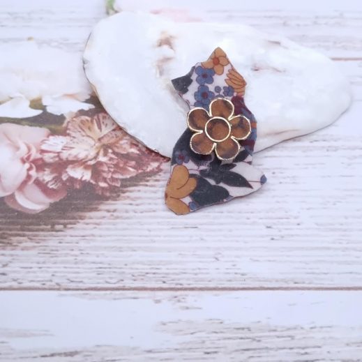 Broche Chat en liberty Margareth annie écureuil Broche Chat en liberty Margareth annie écureuil