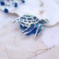 broche tortue strawberry thief denim
