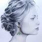Boucles d'oreilles oiseau stylisé et plume en TISSU liberty Donna leigh Jade