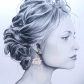 Boucles d'oreilles colibri et fleurs de lotus en TISSU liberty Ianthe