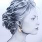 Boucles d'oreilles colibri et fleurs de lotus en TISSU liberty Ianthe
