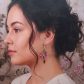 Boucles d'oreilles Papillon et Guadeloupe en liberty Ciara pétrole